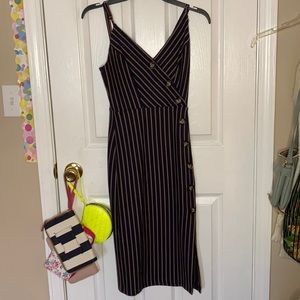 Long striped dress